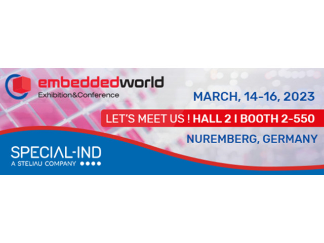 Embedded World 2023 - Nuremberg, 14 - 16 March